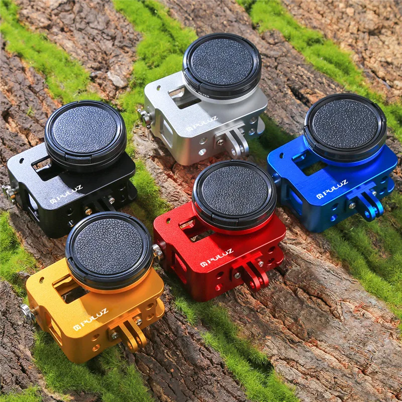 Защитный корпус из сплава ЧПУ для GoPro с защитной рамкой и УФ объективом 52 мм HERO(2018)