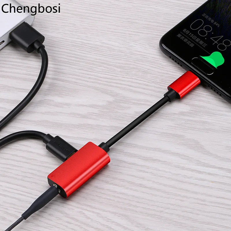 Usb адаптер 2 в 1 Тип C до 3 5 мм аудио разъем зарядное устройство для наушников кабель
