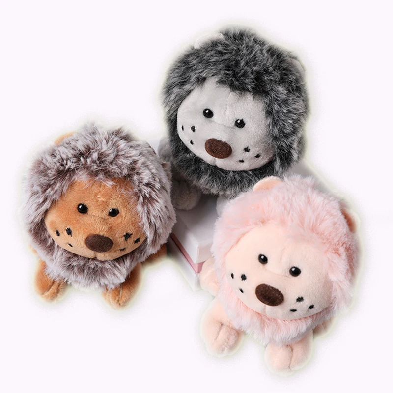 10 см милый плюшевый брелок с Львом кольцо для ключей милые игрушки подарок сумка