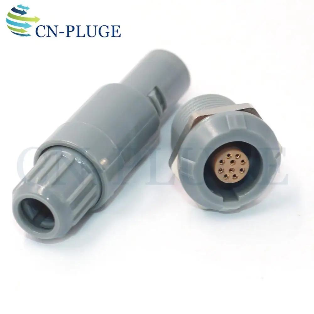 M14 PAG/PLG 10 pin Push pull самоблокирующийся пластиковый разъем медицинское оборудование