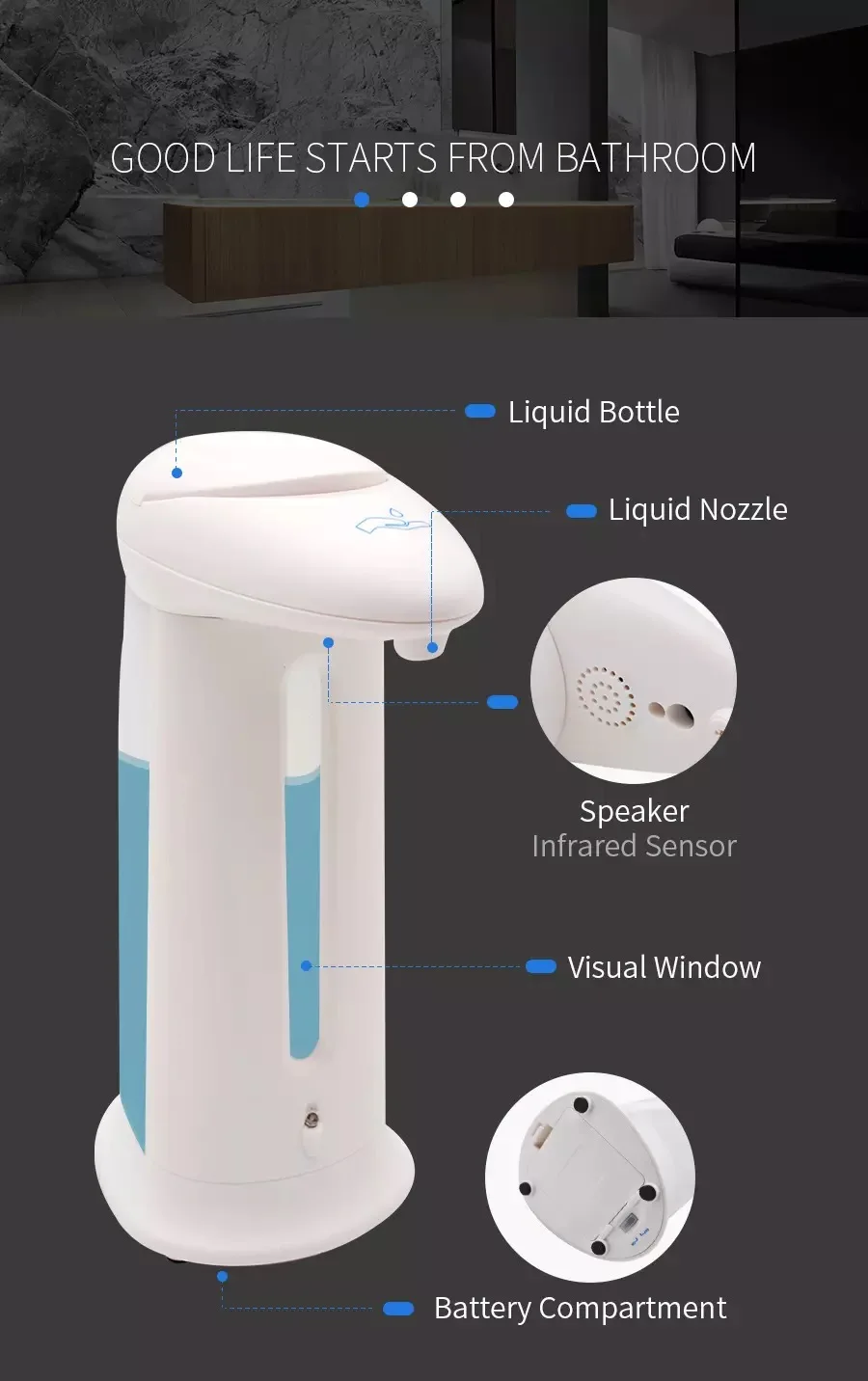 Бесплатная доставка 330 мл новый современный автоматический гальванический
