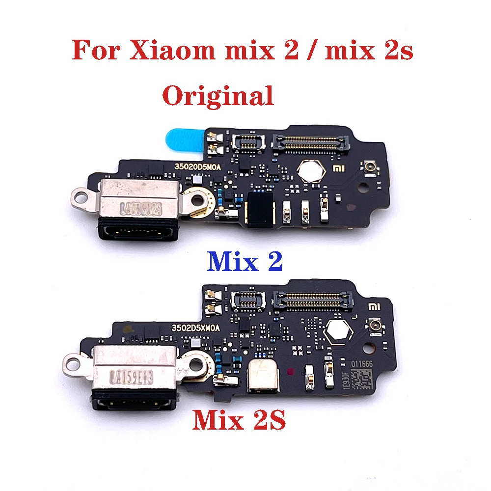 

100% Original For Xiaomi Mi Mix 2S 2 S Mix2s Dock Connector USB Charger Charging Port Flex Cable Board With Microphone Micro