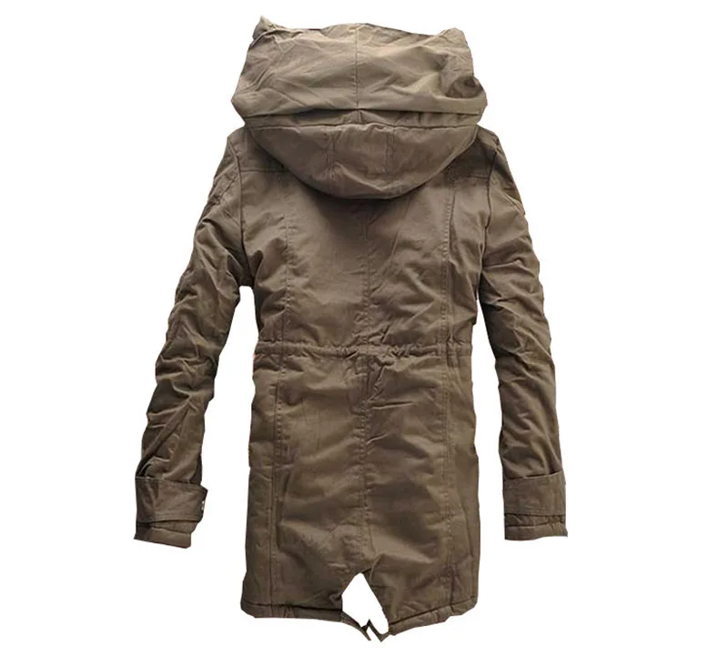 Лидер продаж мужская длинная теплая куртка Мужская модная с капюшоном зимняя