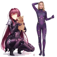 anime fate grand order scathach cosplay bodysuit cosplay costume for women