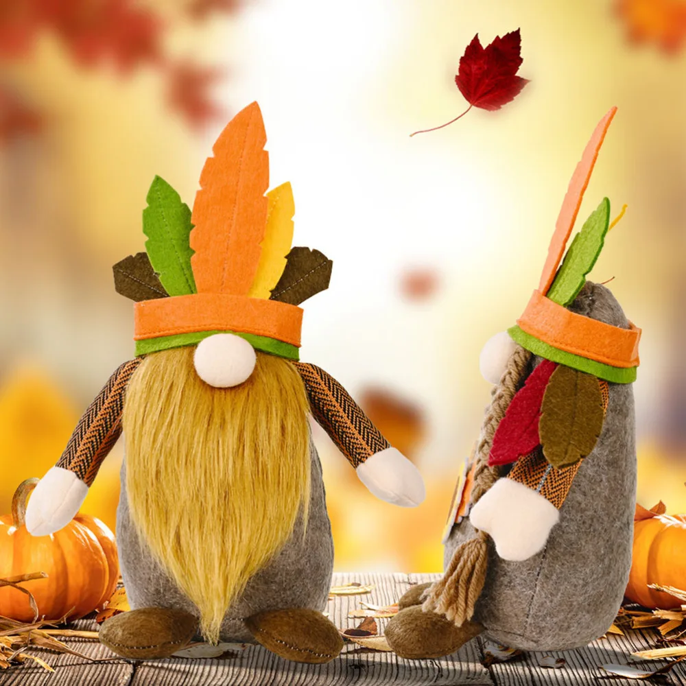 

1Pc Lovely Indian Gnome Doll Ornament Children Festival Lovely Adornment