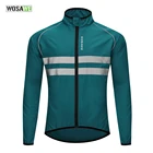 Мужская велосипедная куртка, светоотражающая водонепроницаемая ветрозащитная велосипедная Джерси, ветровка для горного велосипеда, зеленаясиняя велосипедная ветровка для горного велосипеда
