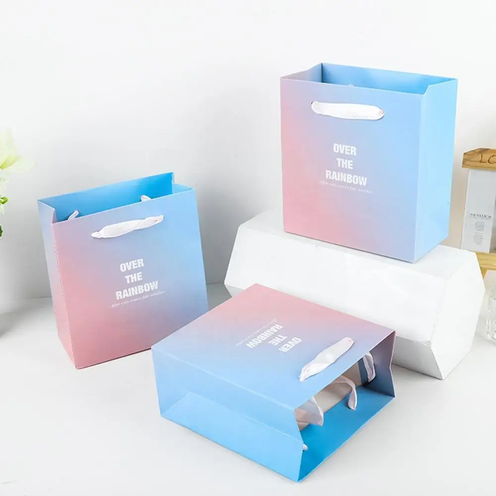 

Розовый, синий, градиентный цвет, перламутровая Подарочная коробка, искусственные украшения, украшения, свадебная домашняя коробка, коробк...