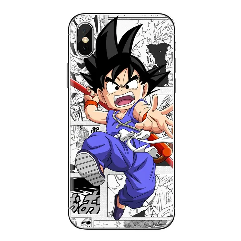 Чехол для мобильного телефона японский Супер Saiyan Dragon Ball Z samsung Galaxy S3 S4 S5 Mini S6 S7 Edge S8