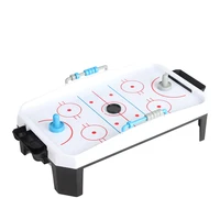 tabletop air hockey table mini arcade air table top game for kids teens and adults battery operated no include battery
