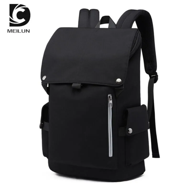 

Рюкзак большой вместимости для мужчин и женщин, повседневный простой дорожный ранец для компьютера, модная трендовая женская школьная сумк...