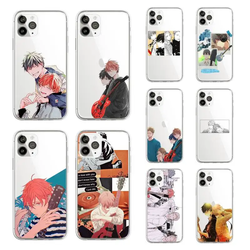 

Given Anime Phone Case Transparent soft For iphone 12 11 13 7 8 6 s plus x xs xr pro max mini