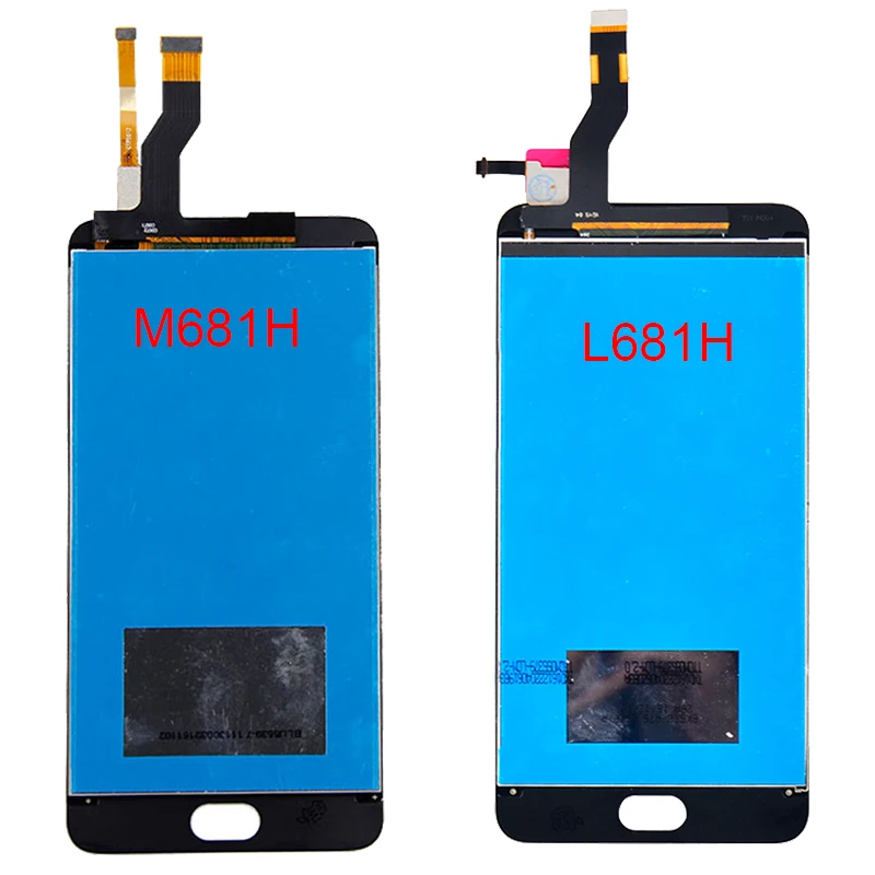 Оригинальный ЖК дисплей M681H для Meizu M3 Note L681H с рамкой и сенсорным экраном в сборе