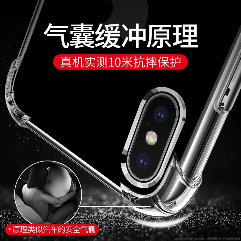 Чехол из термопластичного полиуретана с четырьмя углами безопасности тонкий