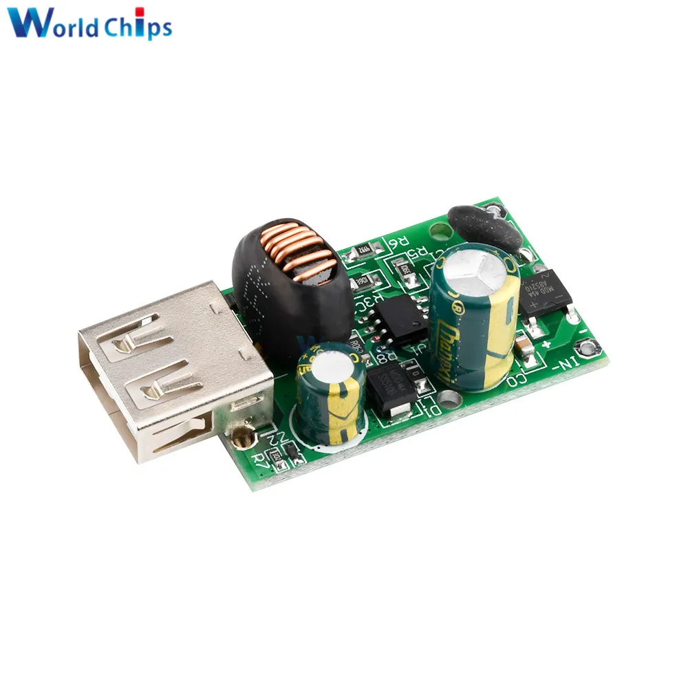 5V 2A aвтомобильное зарядное устройство с одним USB Зарядное доска Питание DC 12V 24V 48V 72V