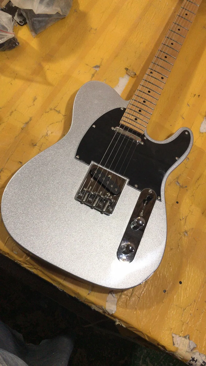 Бесплатная доставка Высококачественная электрическая гитара в стиле TL белая