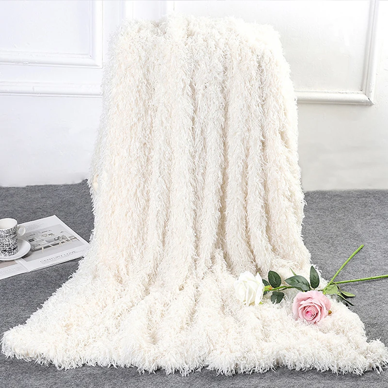 Перо супер мягкий ворсистый декоративный фон одеяло длинный пушистый элегантный