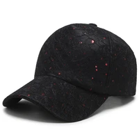 lace sequin glitter cap lace ball cap for women adjustable cotton baseball cap hat lightweight breathable outdoor sports sun hat
