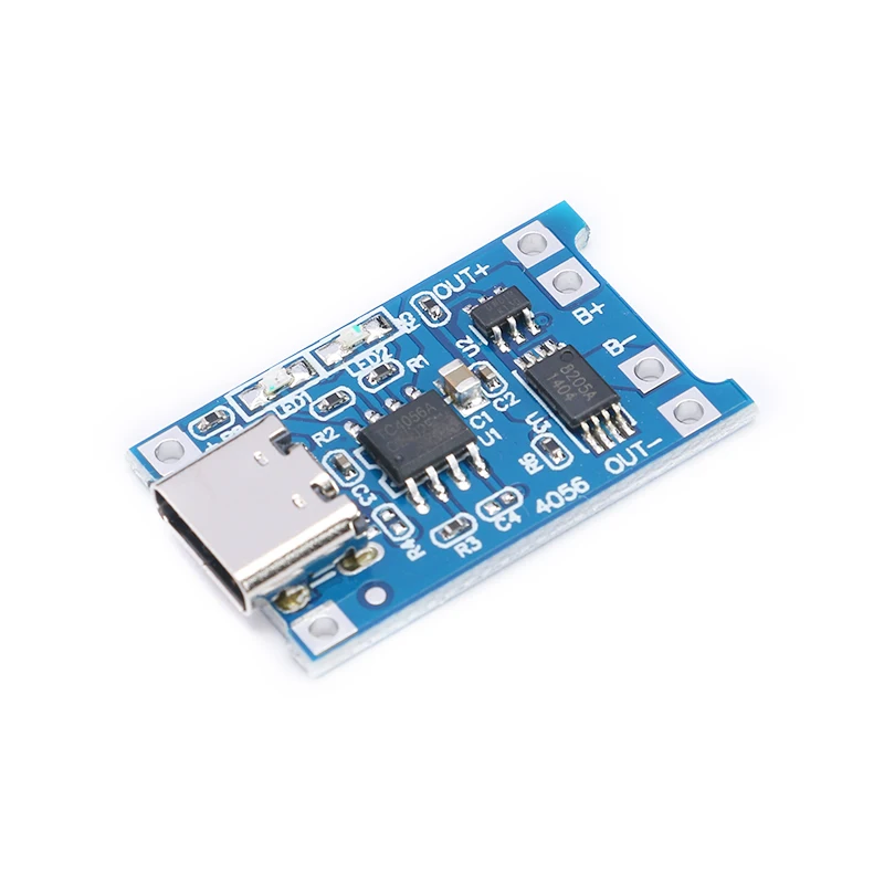 Зарядная Плата USB Type-c 5 В 1 А 18650 TP4056 модуль зарядного устройства литиевой батареи с
