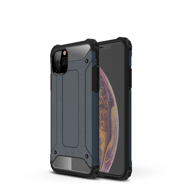 Для iPhone 11 Pro XS MAX XR X 6 7 8 Plus 5 5S SE TPU + PC Heavy Armor Тонкие Жесткие резиновые жесткие