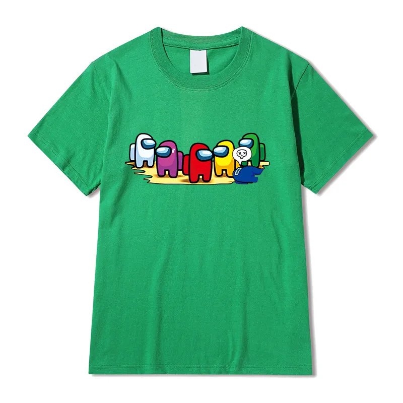 

Cute cartoon character, T-shirts Summer Men/Women Hip Hop Gothic romantic love street clothes tops comfortable