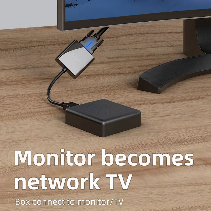Unnlink 1080P DP to VGA Adapter for TV Graphic Card Laptop Desktop Computer Monitor Projector | Электроника