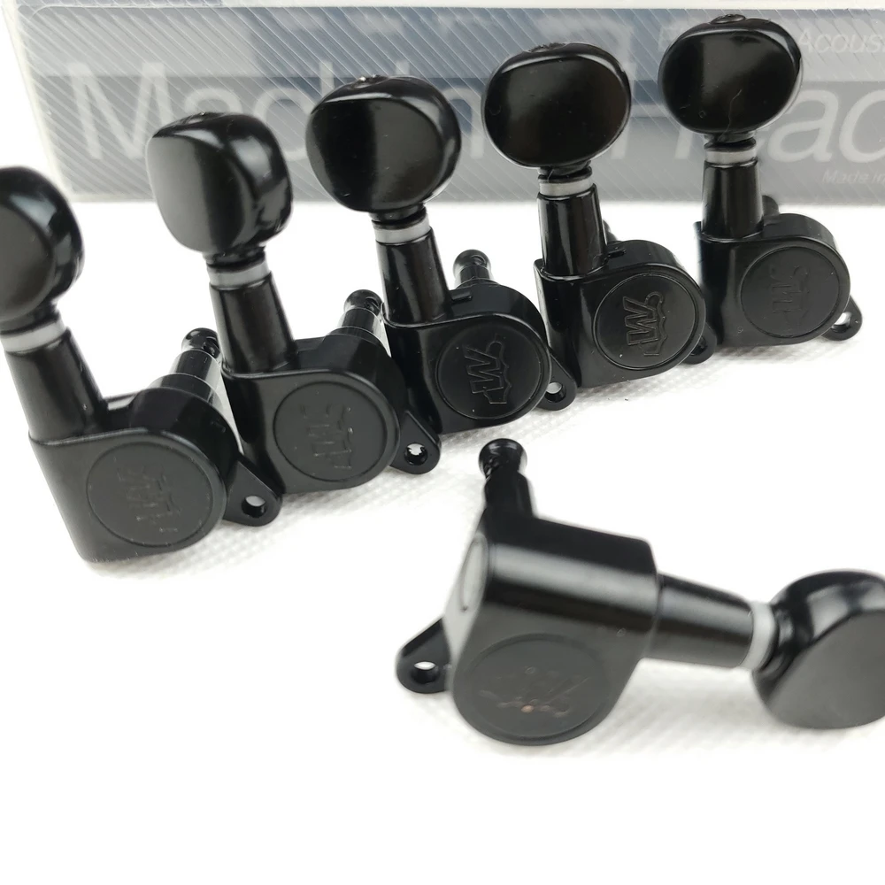 Фото Wilkinson WJN-05 Electric Guitar Machine Heads Tuners Mini Oval Tuner for ST TL Tele Black Tuning Pegs ( With packaging ) - купить по Wilkinson WJN-05 Electric Guitar Machine Heads Tuners Mini Oval Tuner for ST TL Tele Black Tuning Pegs ( With packaging ) - купить по