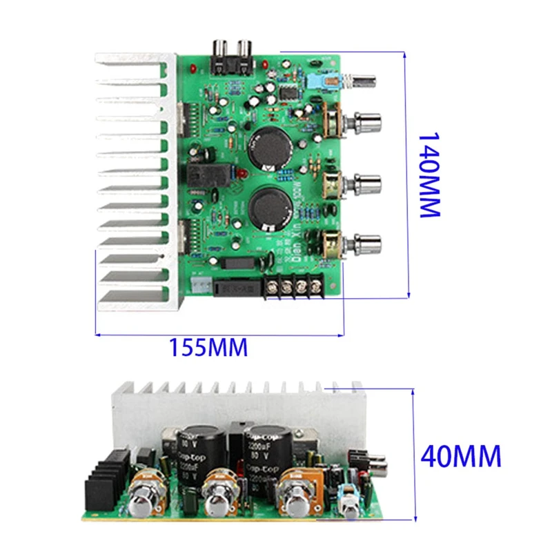 Усилитель TDA7294 аудиоплата AMP 100Wx2 высокомощный 2 0 канальный усилитель звуковой