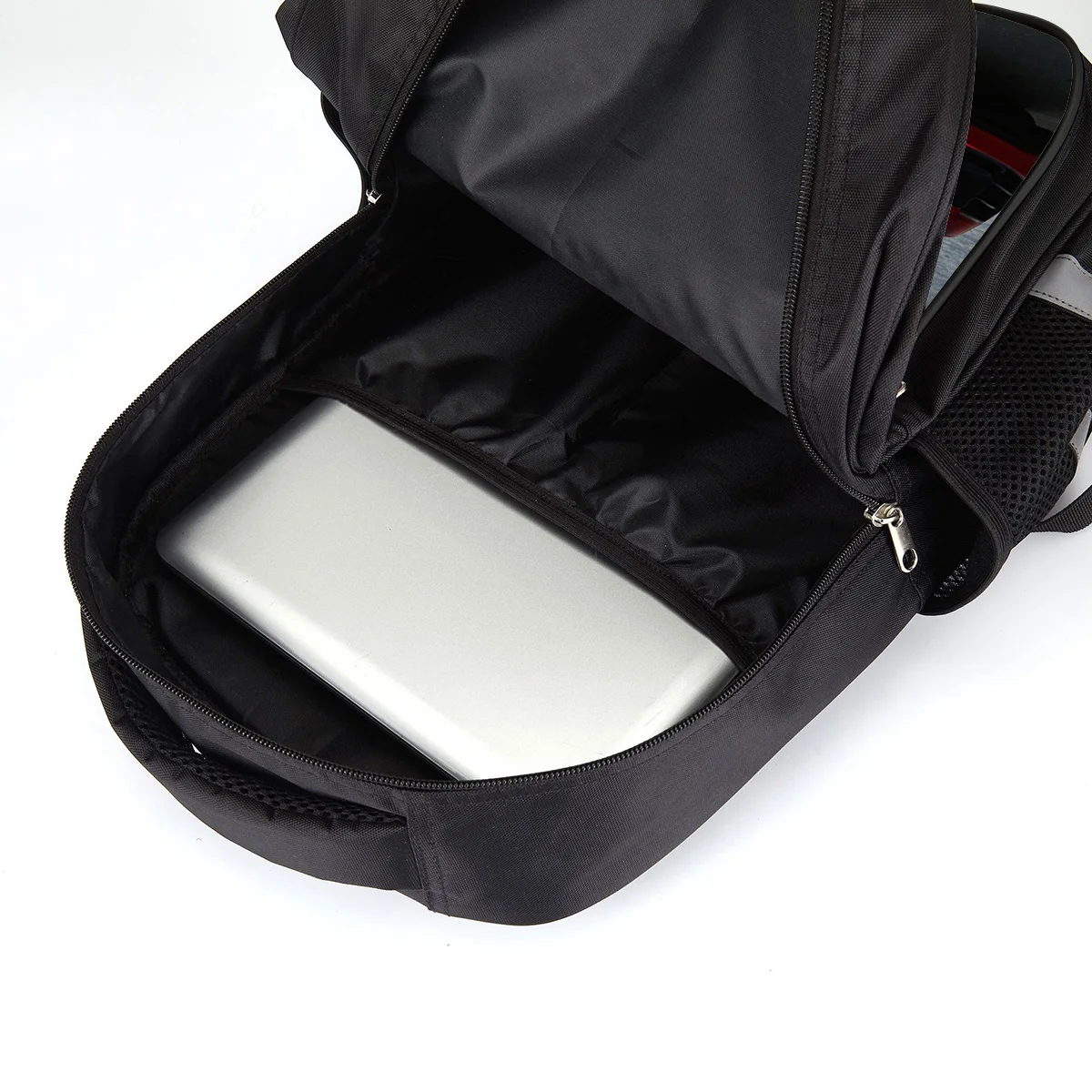 Red Sports Car Sea View Laptop Backpacks School Bag Child Book Bags Bottle Side Pockets Student |