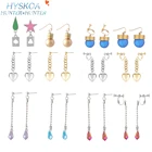 20 шт.лот аниме HUNTER x HUNTER Hisoka висячие серьги розовые звезды каплевидные серьги-гвоздики в форме сердца зажим для ушей костюма ювелирные изделия