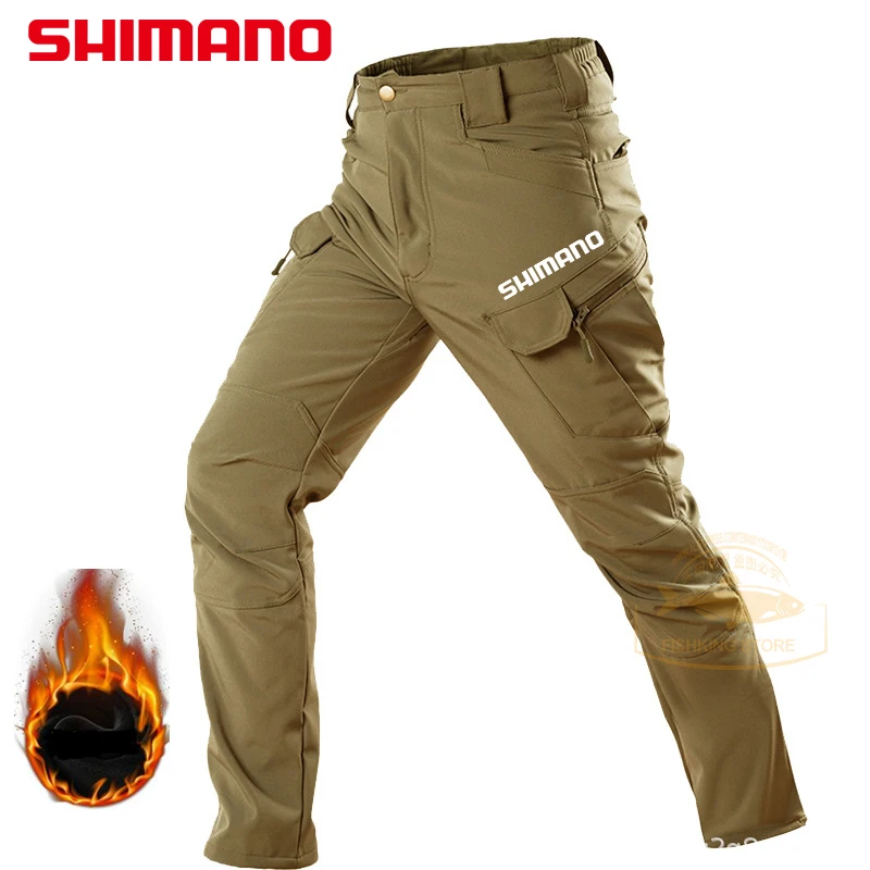 

Shimano Fishing Pants Men's Military Cargo Pants Waterproof Winter Outdoor Sports Pants Keep Warm Fishing Clothes Shimano 2022