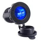 Стандартная розетка для прикуривателя сделай сам, водонепроницаемая светодиодная розетка 12 В для автомобиля, лодки, мотоцикла, грузовика, квадроцикла