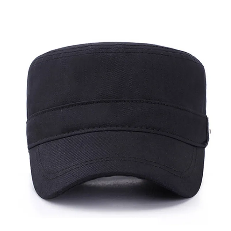 

Snapback Cap Adjustable Size Men's Flat Cap Cotton Military Hats Navy Caps Male Bone Casual Sports Cap Bonnet Marine Dad's Hat