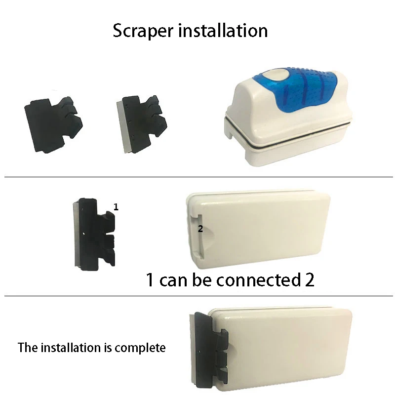 Новинка 2020 магнитный аквариумный скребок для водорослей Магнитная щетка