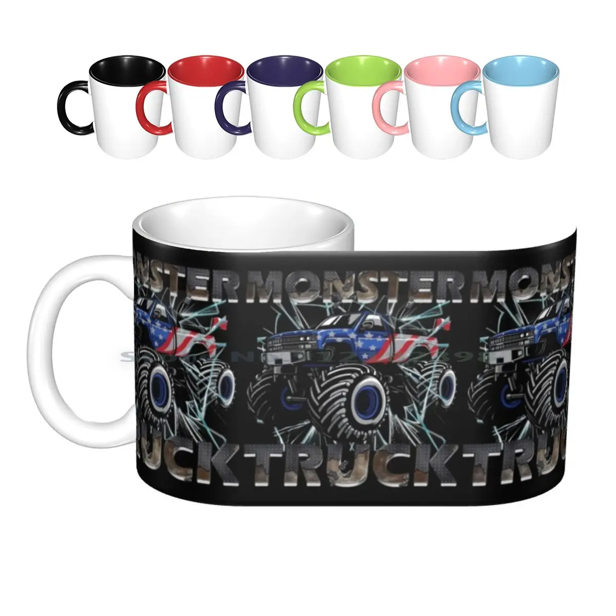 

Monster Trucks Ceramic Mugs Coffee Cups Milk Tea Mug Havefun43 Monster Trucks Funny Monster Trucks Cool Monster Trucks Cute