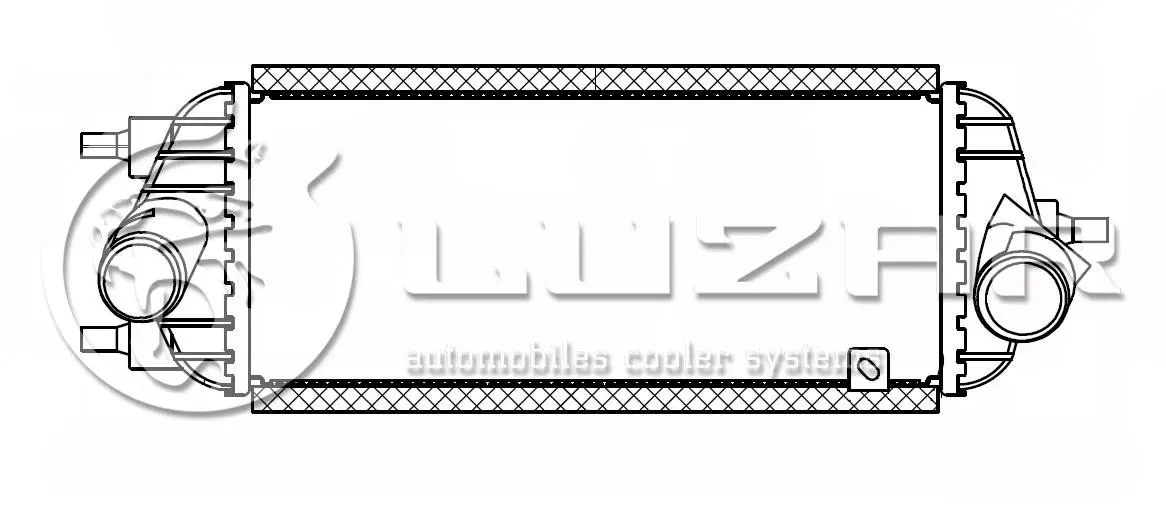 ОНВ (радиатор интеркулера) для а/м Sportage III (10-) 1.7CRDi/iX35 1.7CRDi LUZAR LRIC 08Y0 | Автомобили и