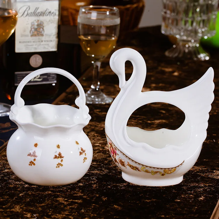 Billig Glasuren In Farbe Jingdezhen Bone China Besteck Set 59 STÜCK Schöne Schalen Und Schüsseln Set Schalen Und Schüsseln Set Schüsseln