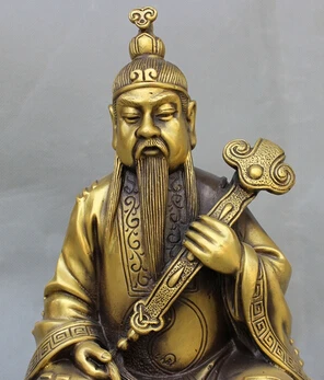 Бесплатная доставка &ltкитайская Бронзовая статуя Руи Лао Джун Божий Алхимия