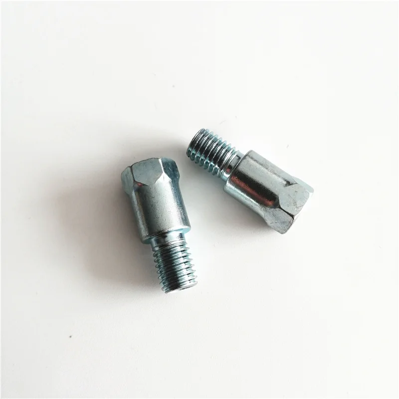 

2 pair Universal Silver Mirror Adapter for BMW R1200GS M10 M10x1.5 M10x1.25 Rearview Mirror Adapter Bolt Steel Metal