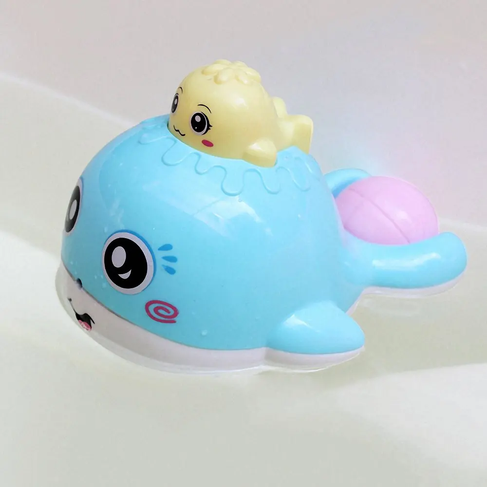 

1pc Animal Cartoon Bathing Beach Floating Water Spray Educational Toys for Children Baby Bath Shower Products In The Bathroom