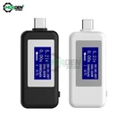 USB-тестер постоянного тока 4-30 в с разъемом Type-C, измеритель напряжения, таймер, вольтметр, амперметр, цифровой монитор, индикатор заряда внешнего аккумулятора