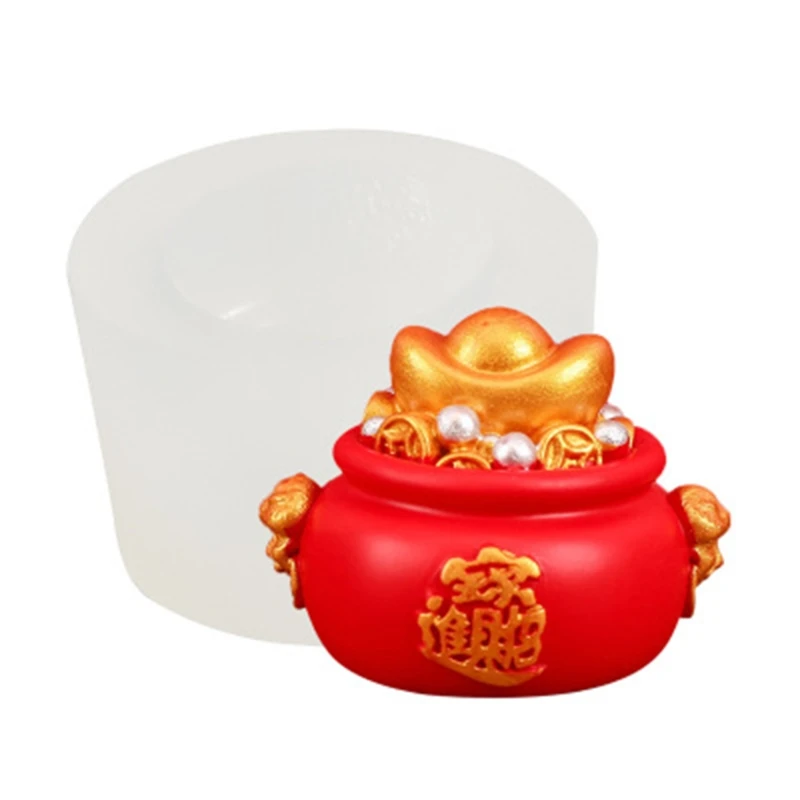 

3D New Year Silicone Candle Mold Soap Making Chocolate Mousse Cake Plaster Mould