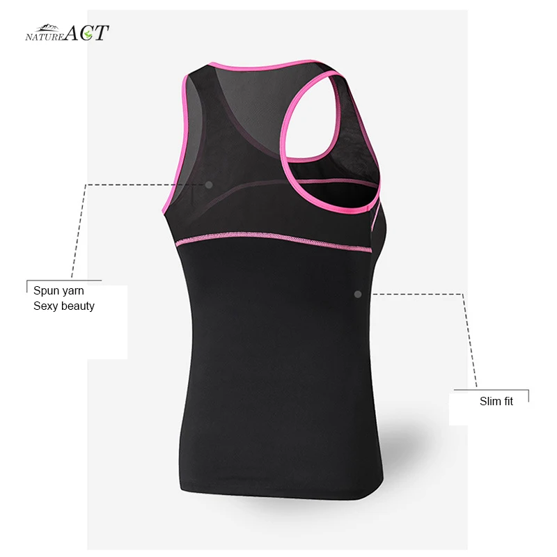 Женский спортивный жилет для тренировок йоги фитнеса облегающий бега цветной