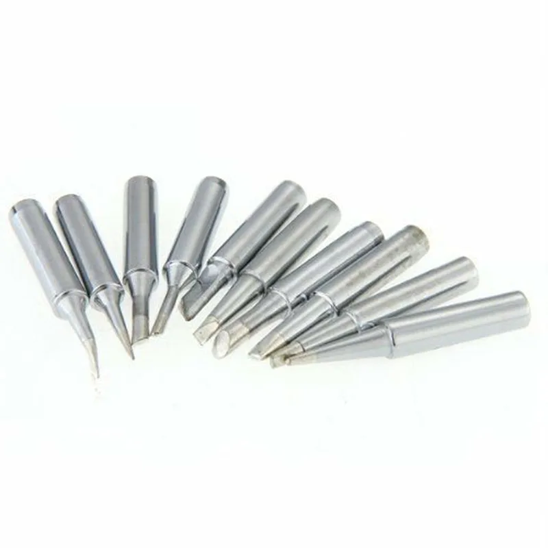 

Soldering Iron Tips Solder Tips Welding Head 10Pcs/set 900M Lead-free Welding Equipment Accessories For 936 Soldering Station