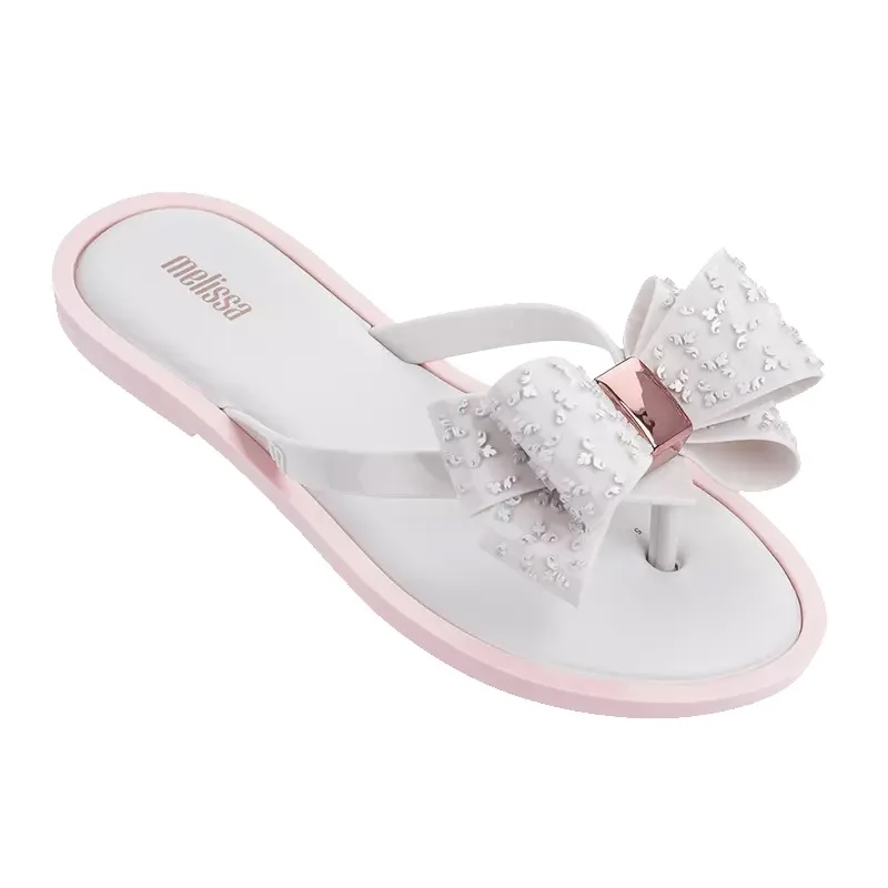 

Шлепанцы женские Мелисса желейные с бантом, 2021