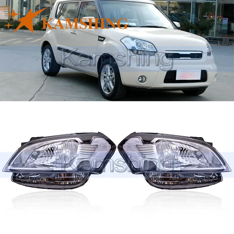 Передняя фара CAPQX для KIA Soul 2010 2011 2012 2013 | Автомобили и мотоциклы
