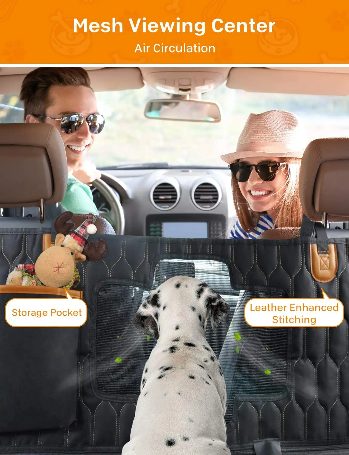 barato Cão Do Carro Capa De Assento 100% à Prova Dwaterproof água Pet Cão Viagem Esteira Malha Portador Do Cão Carro Hammock Coxim Protector Com Zíper E Bolso