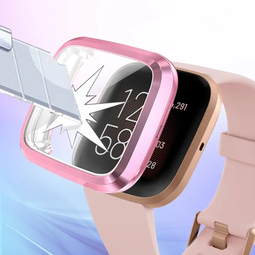 Сменный защитный чехол-рамка для часов Fitbit versa 2 ремешок браслета Ультратонкий