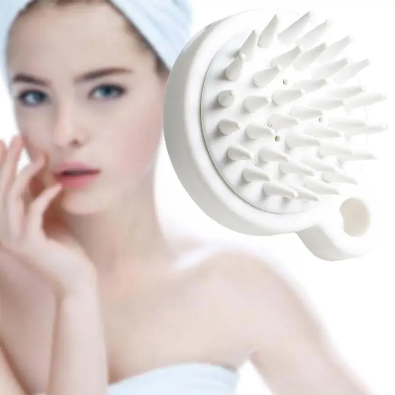 

Silicone Shampoo Scalp Hair Massager Head Body Scalp Hair Bath Massage Brush Brush Massage Spa Washing Comb Brush Comb Show Z9E4