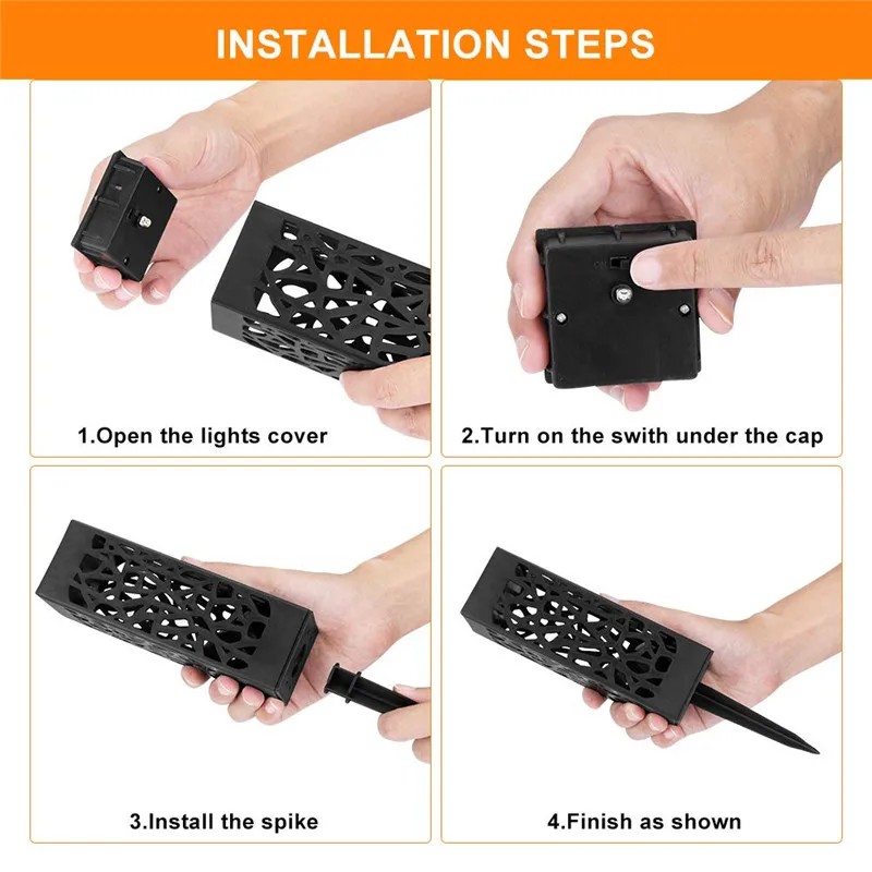 

Solar Lawn Light Decoration Garden Hollow Lawn Lamp Outdoor Soalr Garden Lights Pathway Light Garden Solar led Light Waterproof