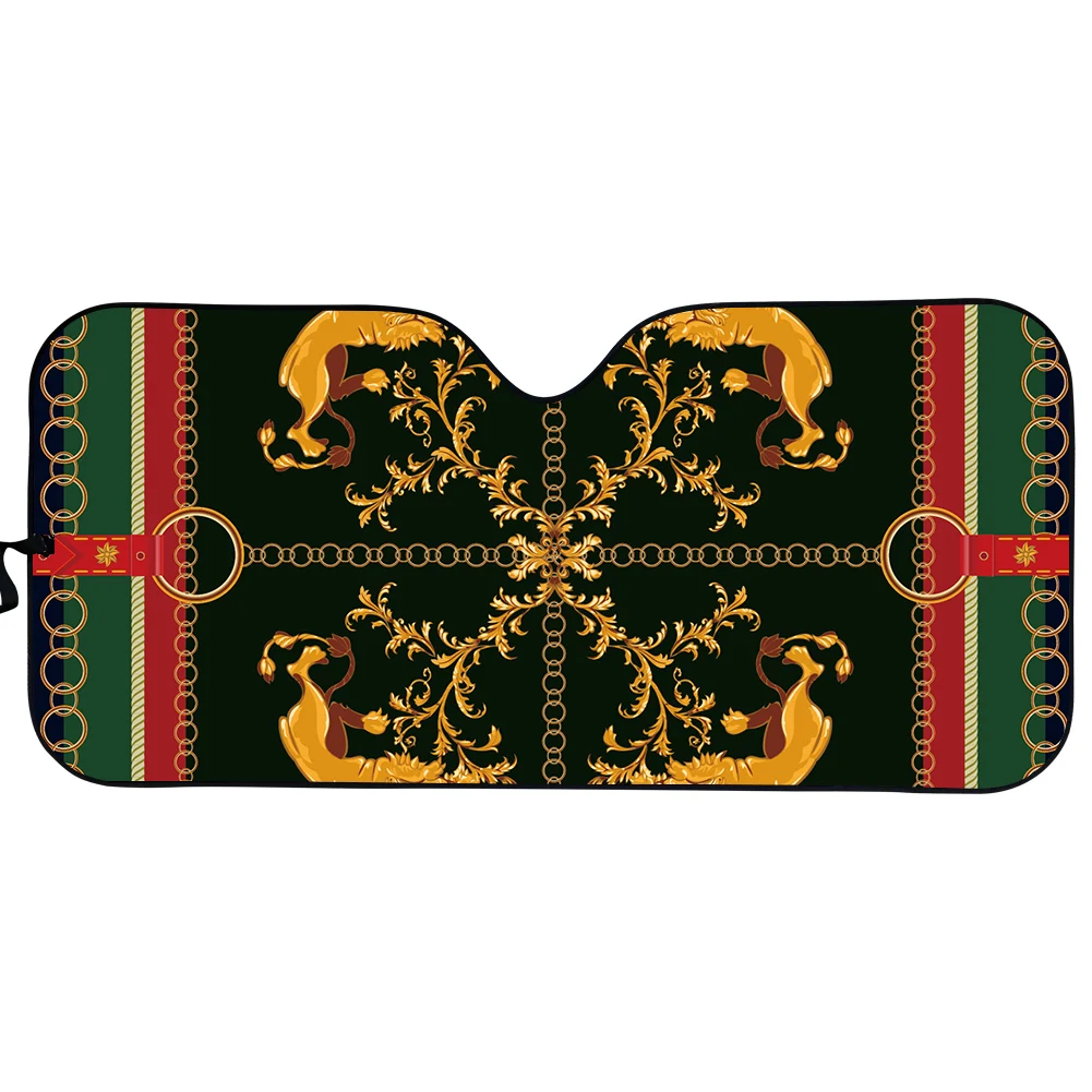 Модный дизайнерский солнцезащитный козырек на лобовое стекло с винтажным